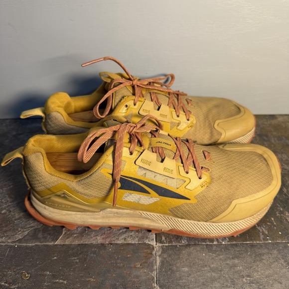 Altra Other - Altra Lone Peak 7 Trail Running Shoes Hiking Sneakers Tan Mens Size 8